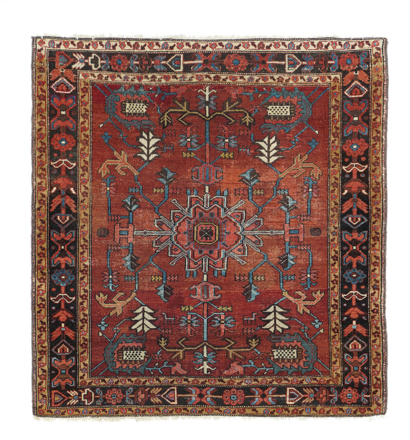 Antique Serapi Rug 3'11'' x 4'3''