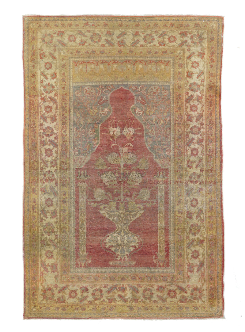 Antique Tabriz Rug 4'3'' x 6'4''