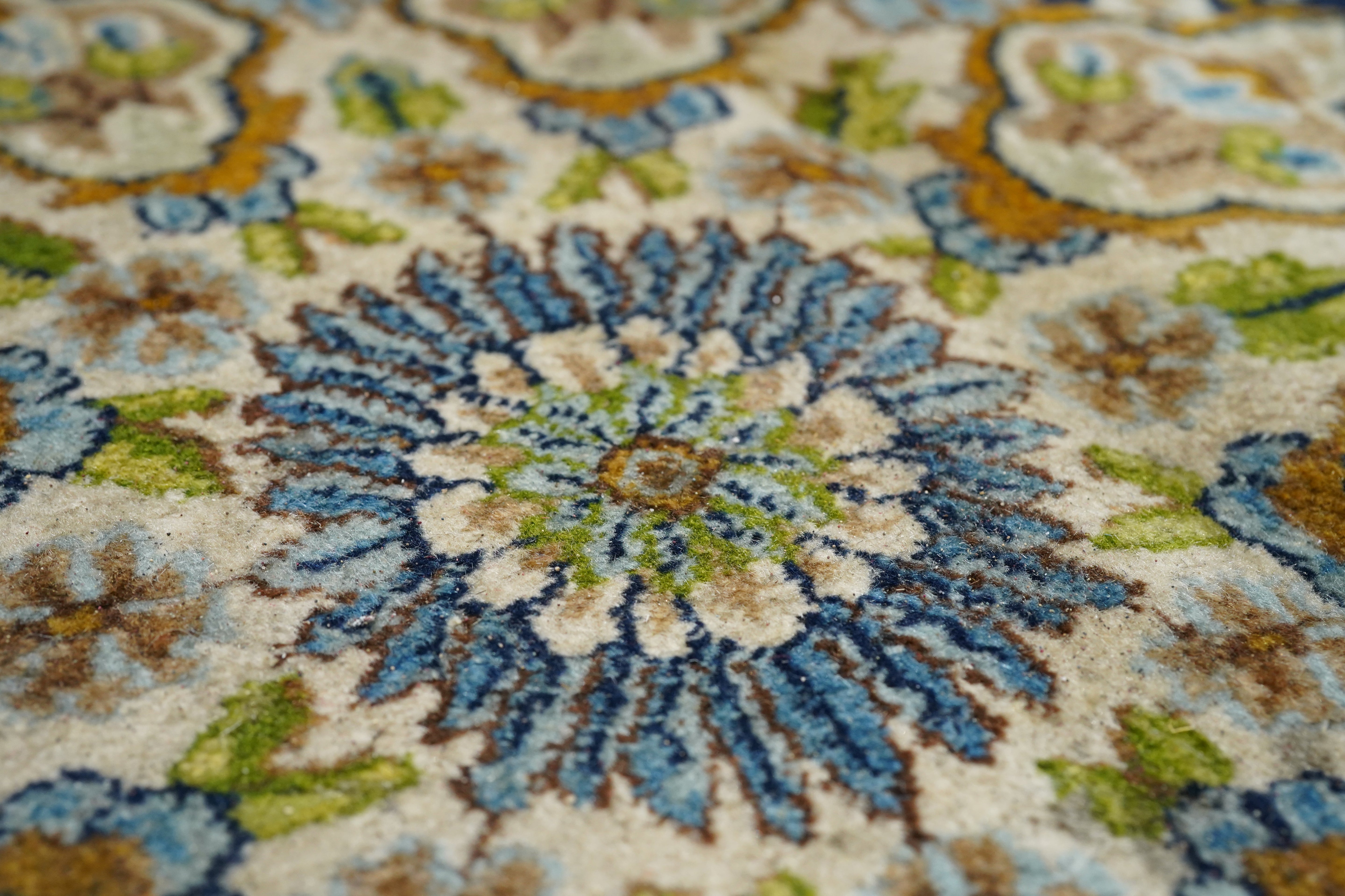 Vintage  Kerman Rug 8' 5" x 12' 5''