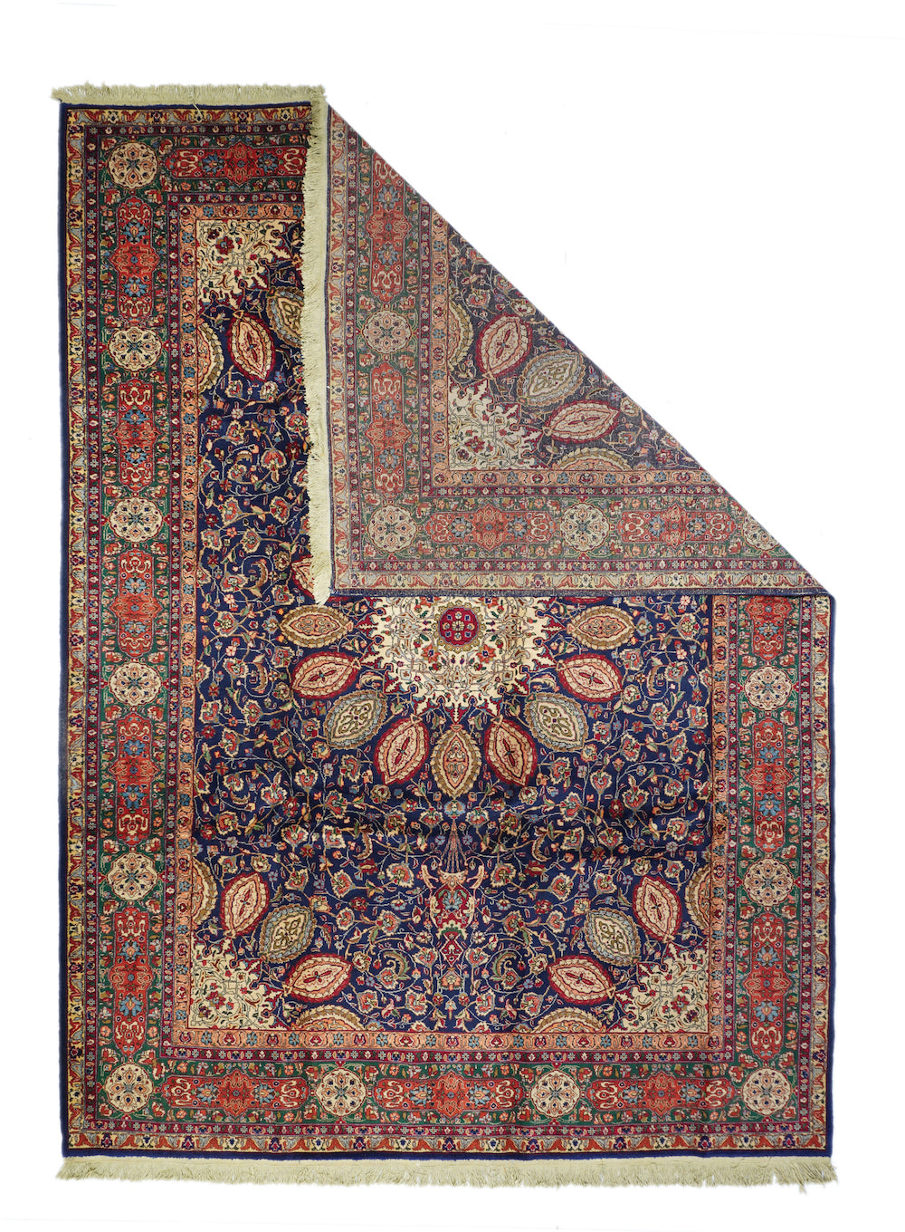 Extremely Fine  Tabriz Woven by the artist Master Weaver Rug 8'1'' x 11'4''