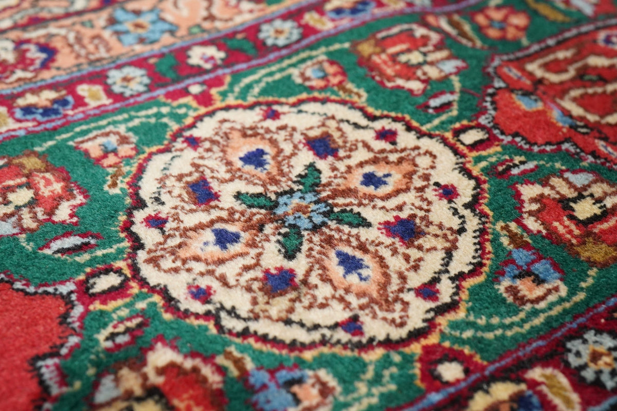 Extremely Fine  Tabriz Woven by the artist Master Weaver Rug 8'1'' x 11'4''
