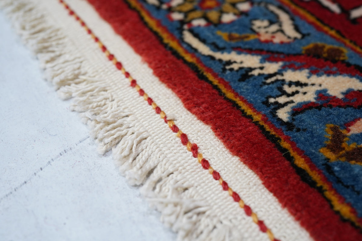 Extremely Fine  Qum Wool Rug 7'10'' x 10'11''