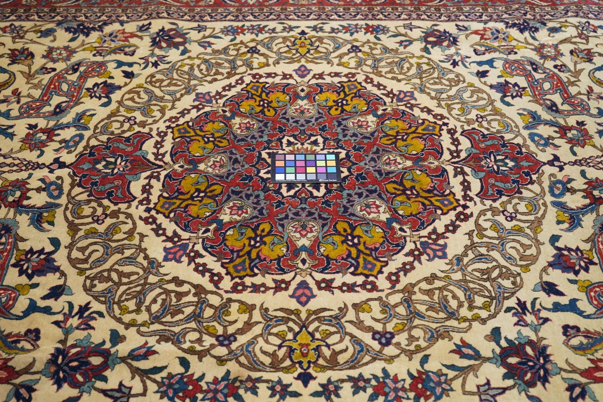 Antique Isfahan Rug 6'11'' x 10'0''