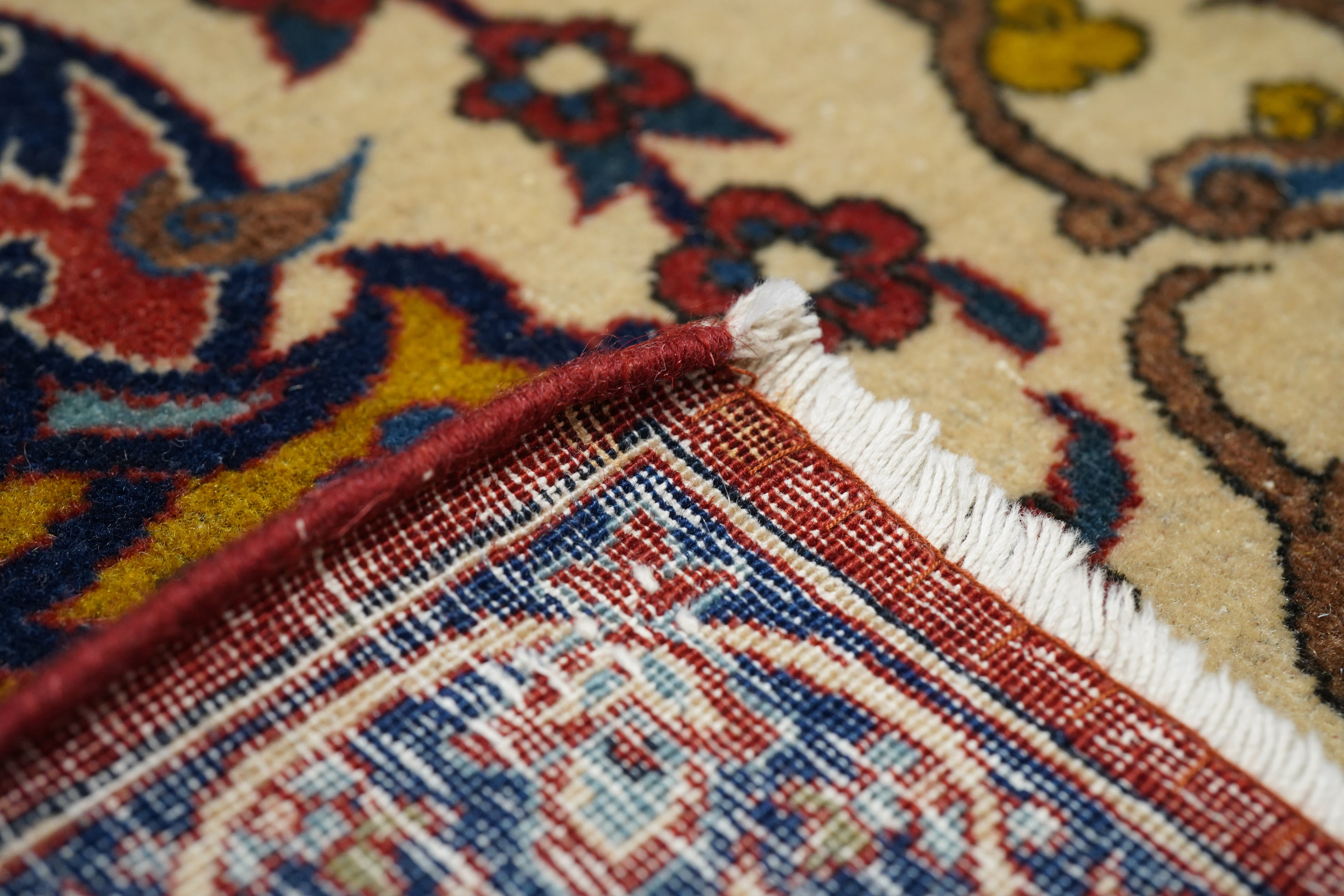 Antique Isfahan Rug 6'11'' x 10'0''