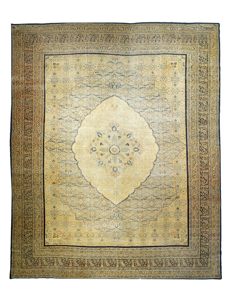 Antique Haji Jalili Tabriz Rug 11'1'' x 13'10''