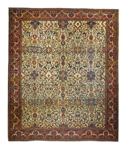 Antique Farahan Sarouk Rug 11' 0