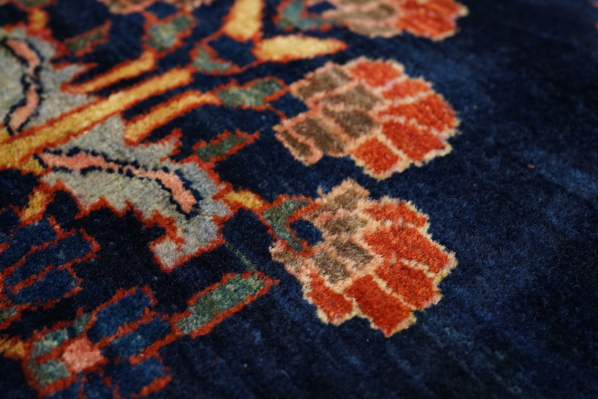 Antique Mohajeran Sarouk Rug 9'5'' x 13'5''