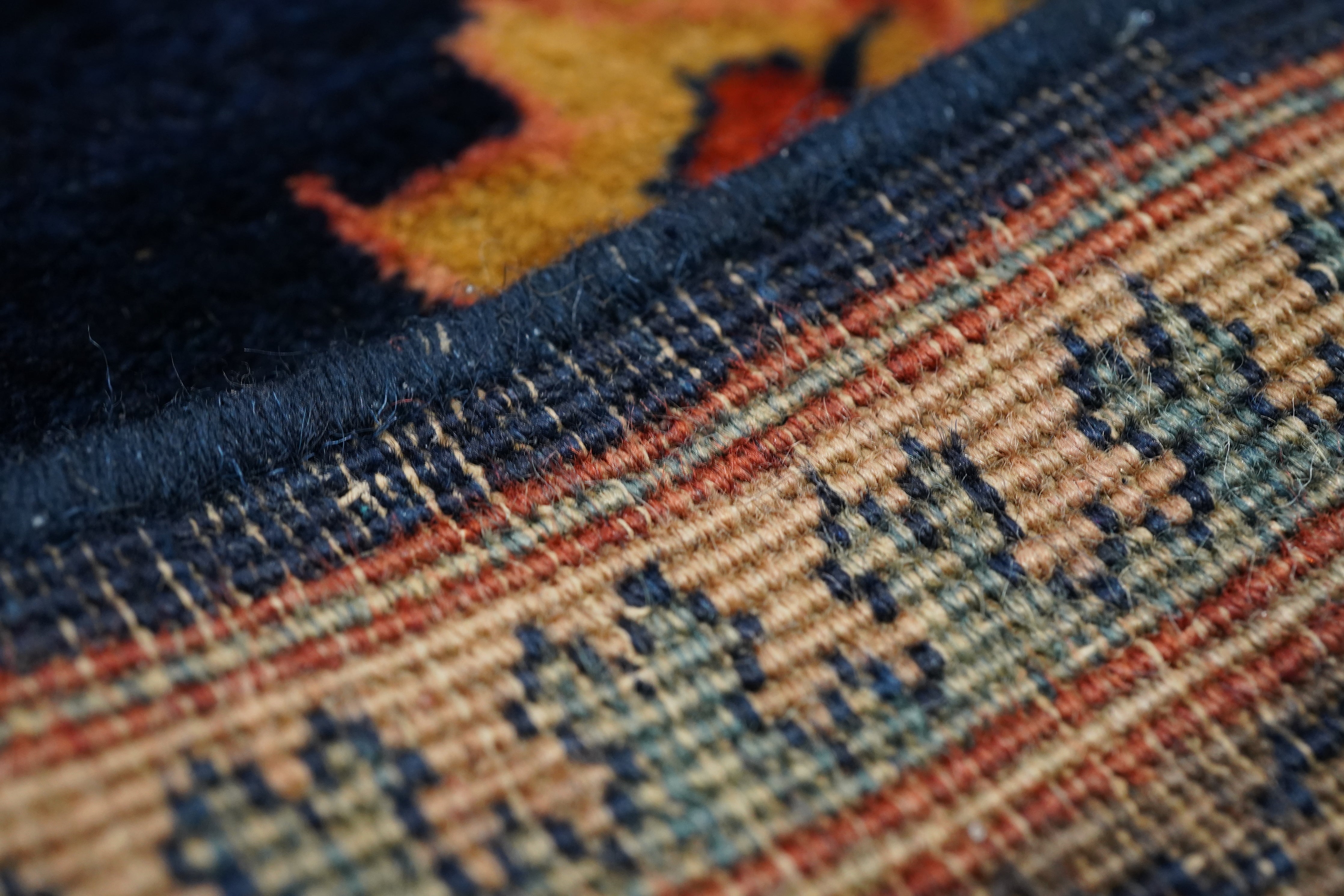 Antique Mohajeran Sarouk Rug 9'5'' x 13'5''