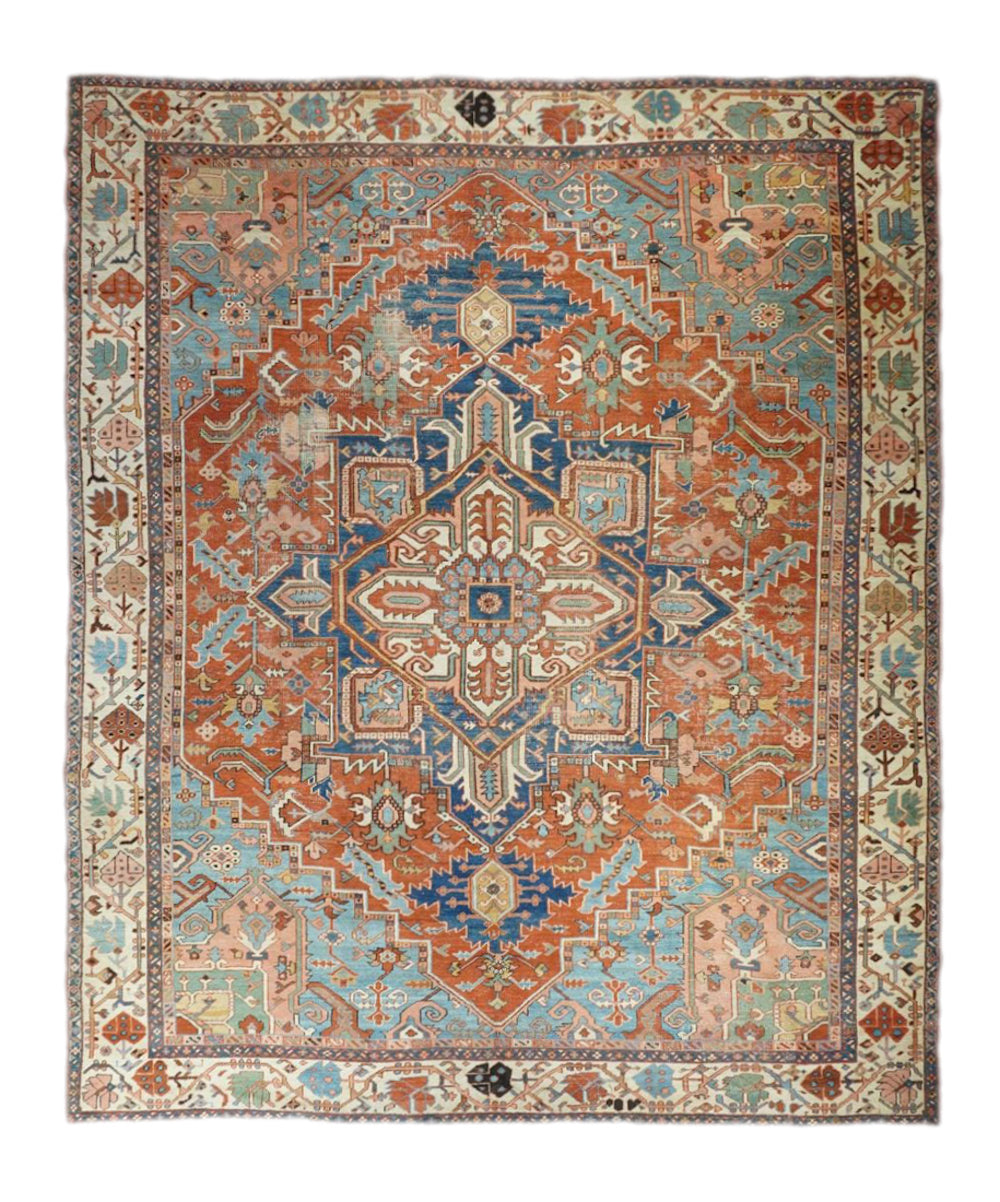 Antique Serapi Rug 10'6'' x 12'6''