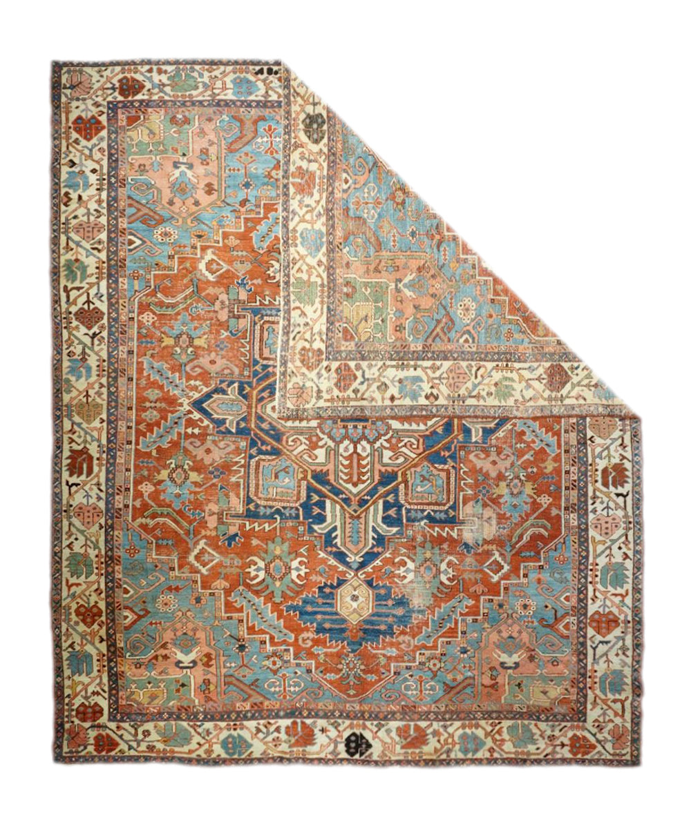 Antique Serapi Rug 10'6'' x 12'6''
