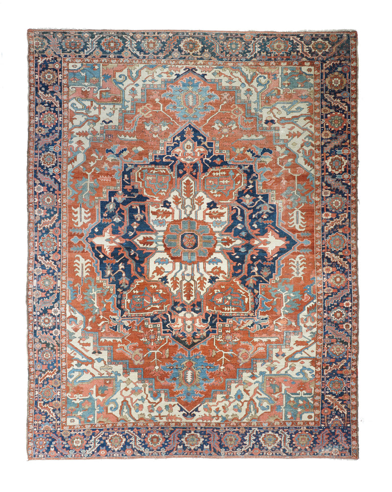Antique Serapi Rug 9'2'' x 12'0