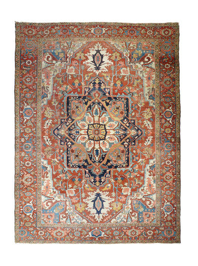 Antique Serapi Rug 9'9'' x 13'6''