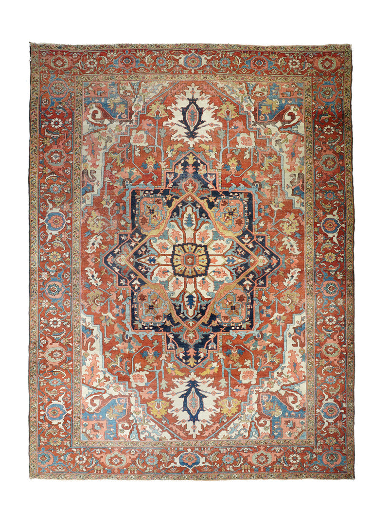Antique Serapi Rug 9'9'' x 13'6''
