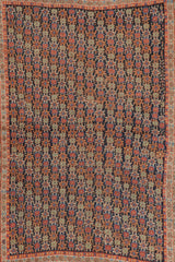 Antique Afshar Area Rug 3'11" x 5'8"