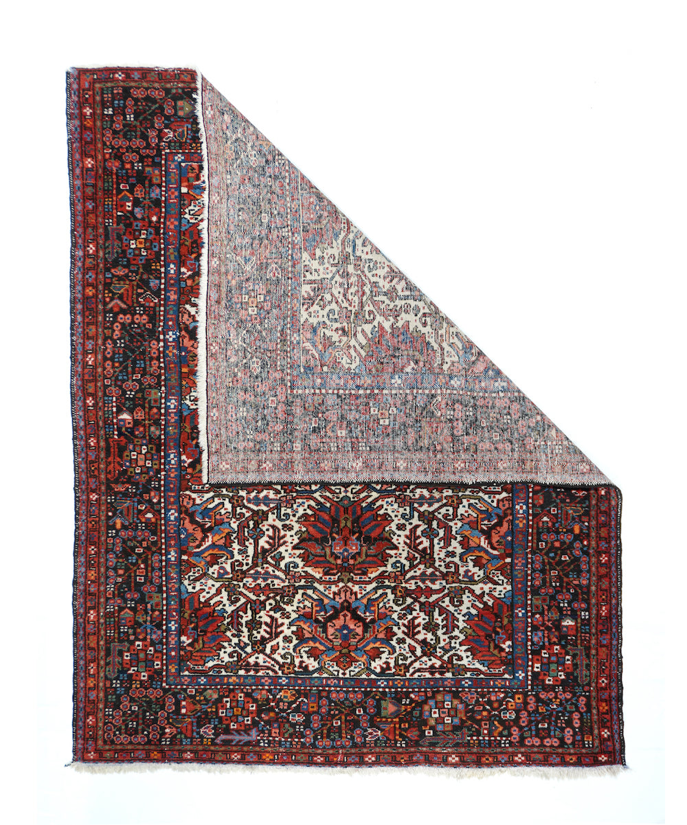 Vintage Karaje Heriz Rug 4'10'' x 6'2''