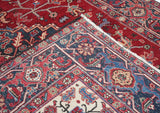 Vintage Heriz Serapi Rug 5'0'' x 6'10''
