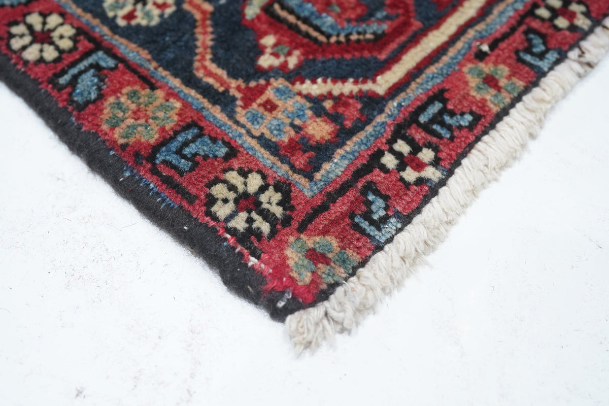 Vintage Heriz Serapi Rug 5'0'' x 6'10''