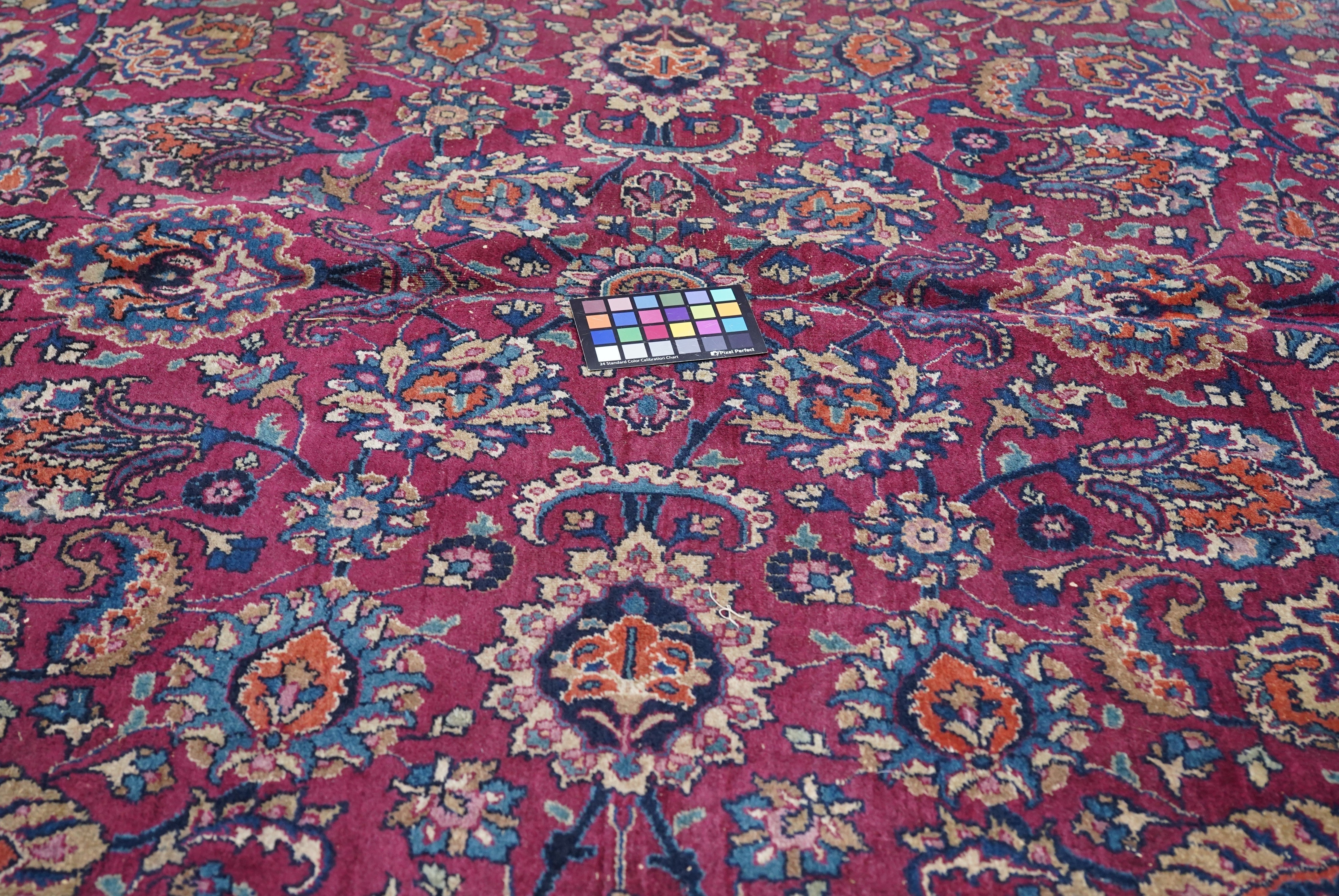 Vintage  Mashad Rug 9'8'' x 13'5''