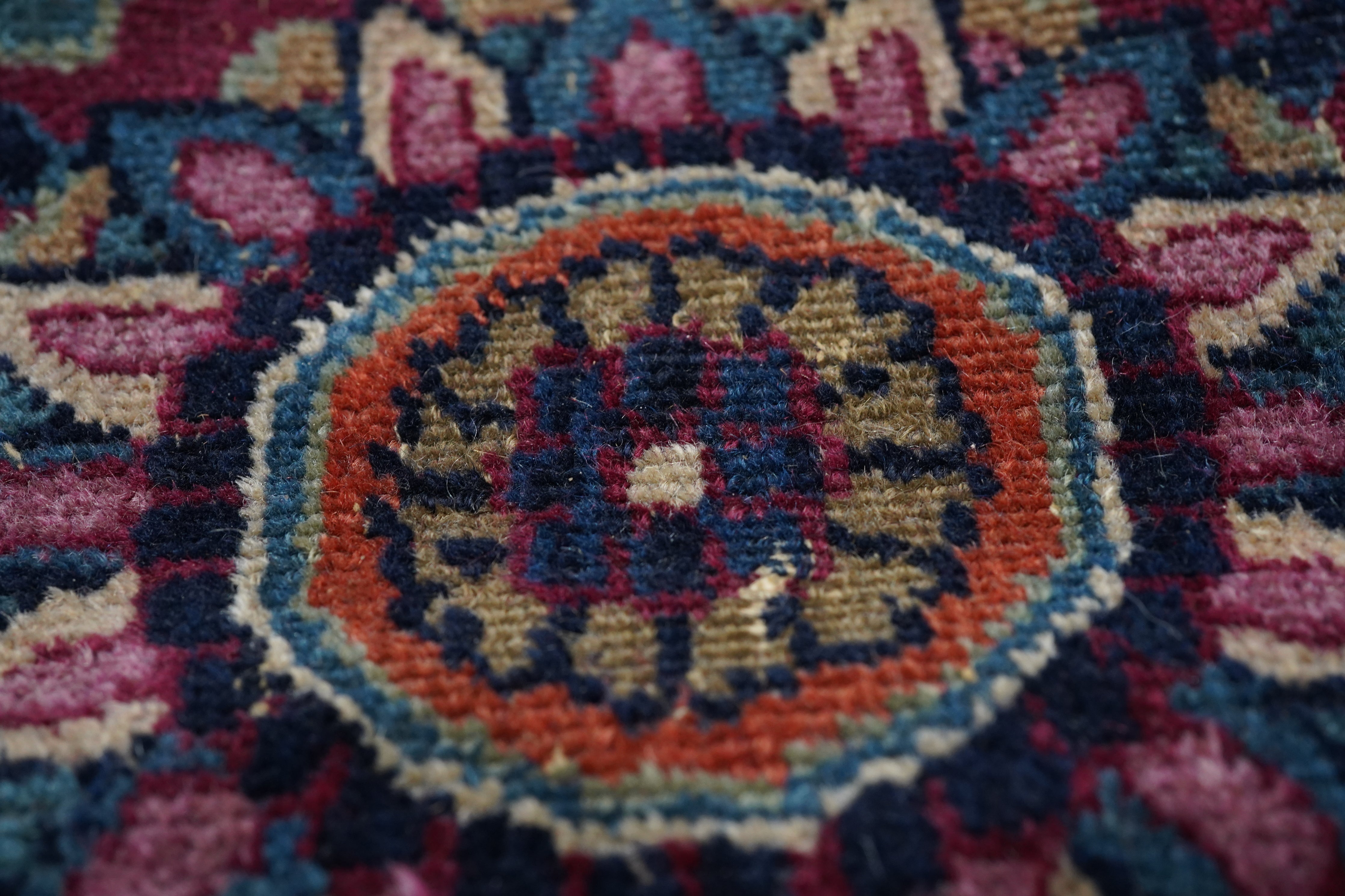 Vintage  Mashad Rug 9'8'' x 13'5''