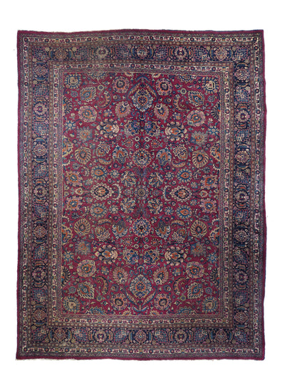 Vintage  Mashad Rug 9'8'' x 13'5''
