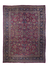 Vintage Mashad Rug 9'8'' x 13'5''