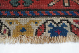 Antique Caucasian Kazak Rug 3'9'' x 7'7''