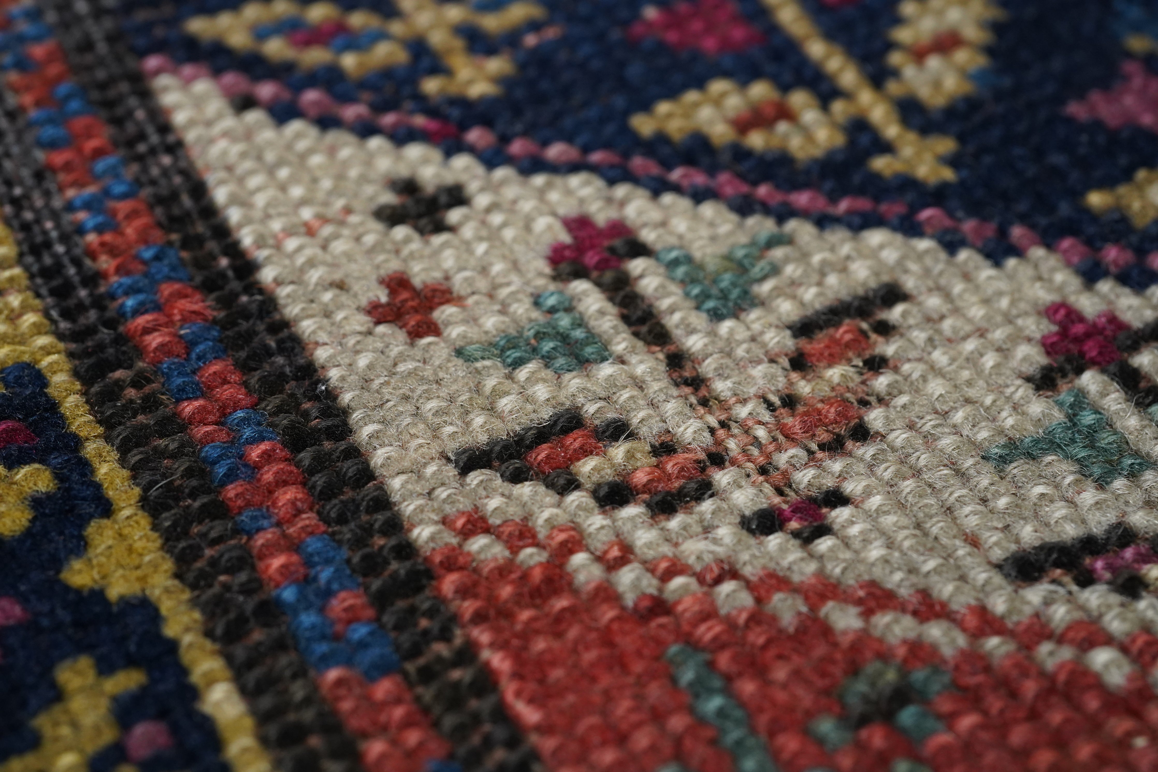 Antique Caucasian Kazak Rug 3'9'' x 7'7''