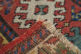 Antique Caucasian Kazak Rug 3'9'' x 7'7''