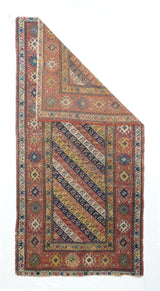 Antique Caucasian Kazak Rug 3'9'' x 7'7''