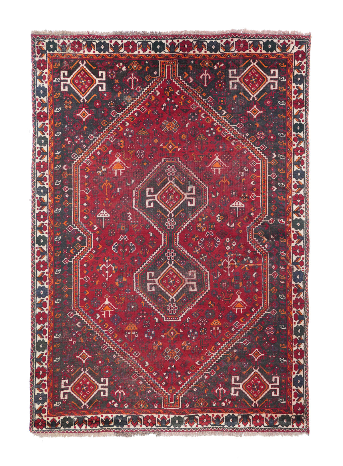Vintage Shiraz Rug 5'6'' x 7'10''