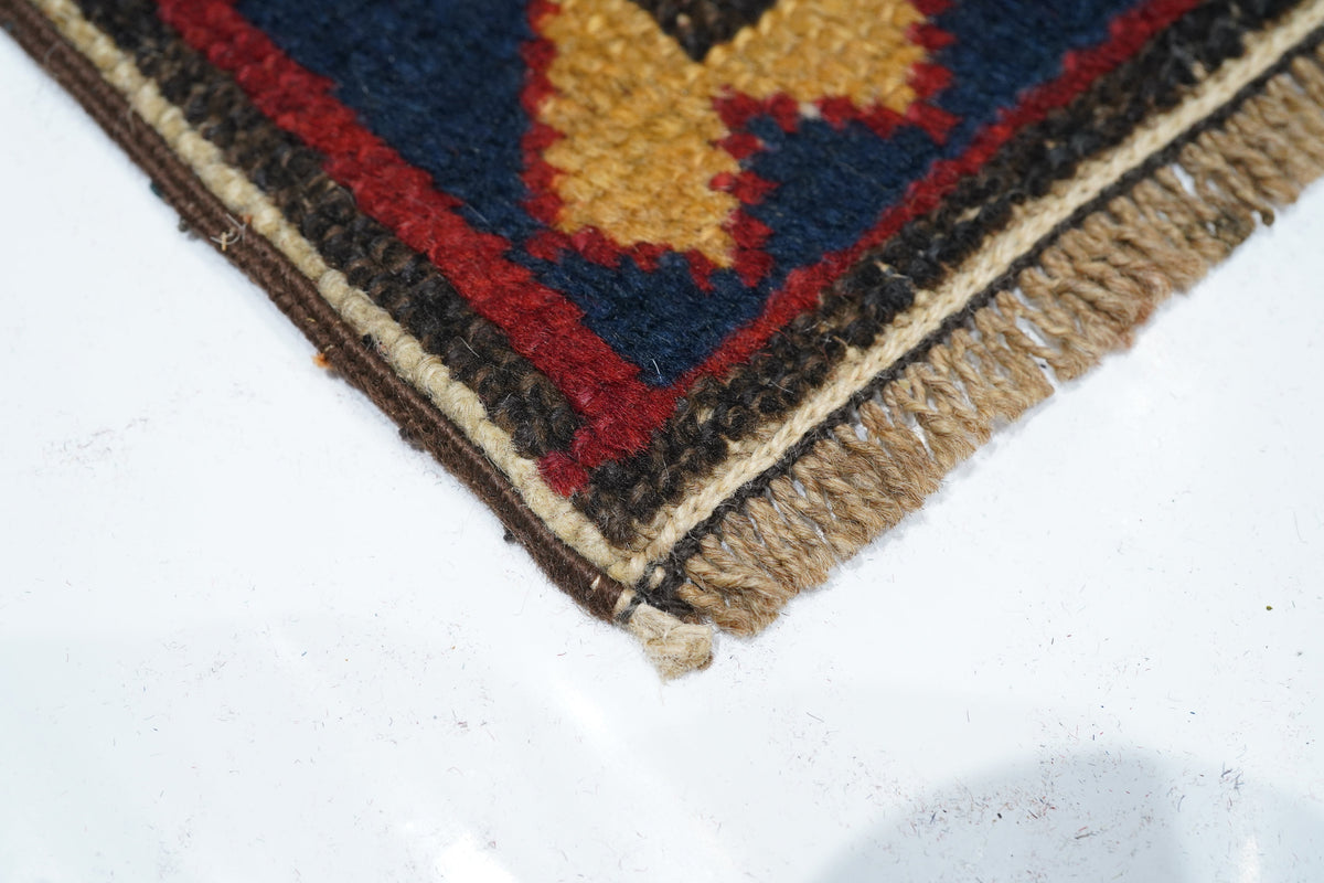 Antique Caucasian Kazak Rug 3'3'' x 4'4''