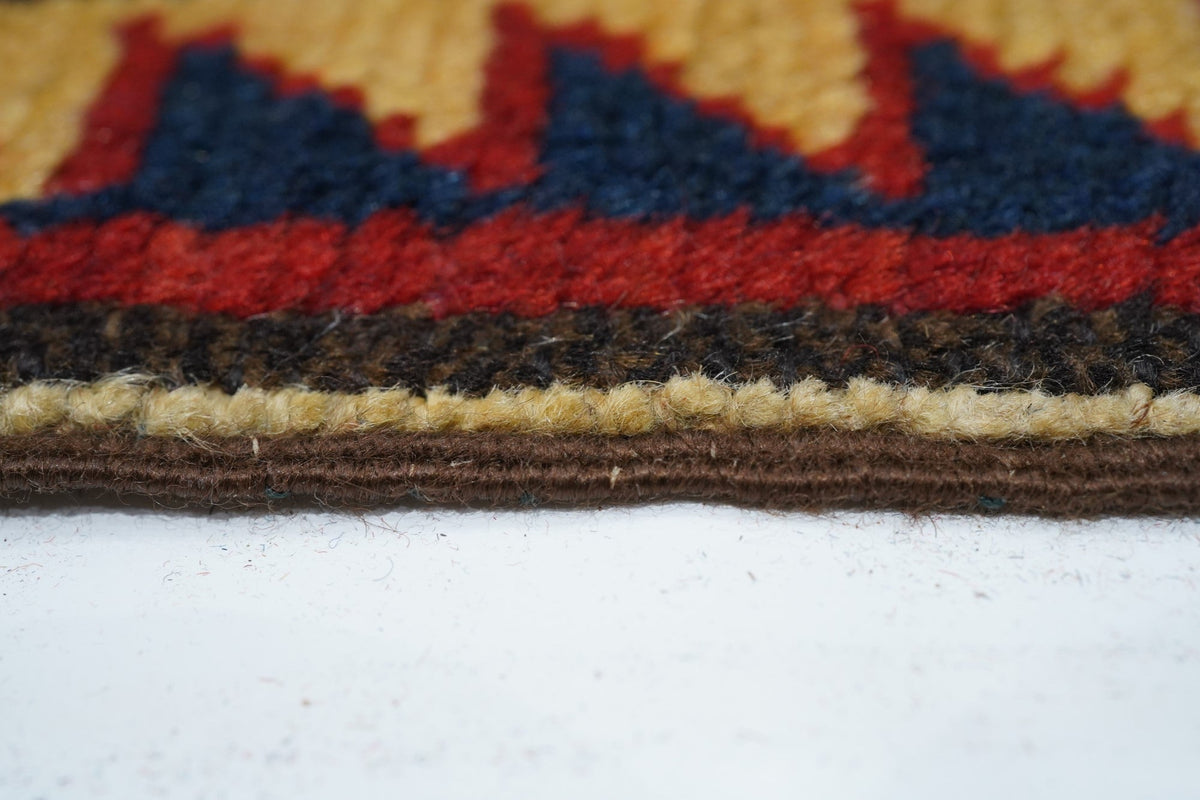 Antique Caucasian Kazak Rug 3'3'' x 4'4''