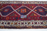Antique Qashqai Rug 4'3'' x 9'5''