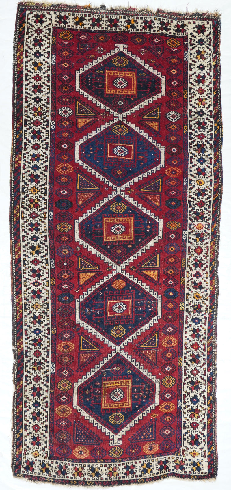 Antique Qashqai Rug 4'3'' x 9'5''