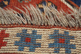 Antique Caucasian Kazak Rug 3'5'' x 4'0''