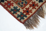 Antique Caucasian Kazak Rug 3'5'' x 4'0''