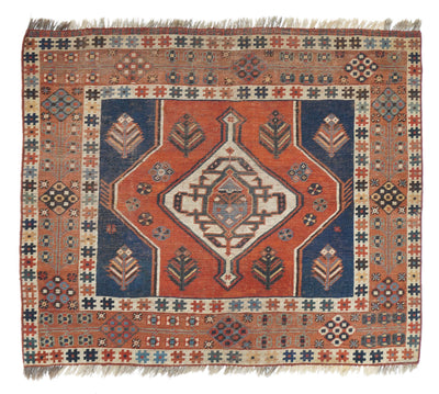 Antique Caucasian Kazak Rug 3'5'' x 4'0''