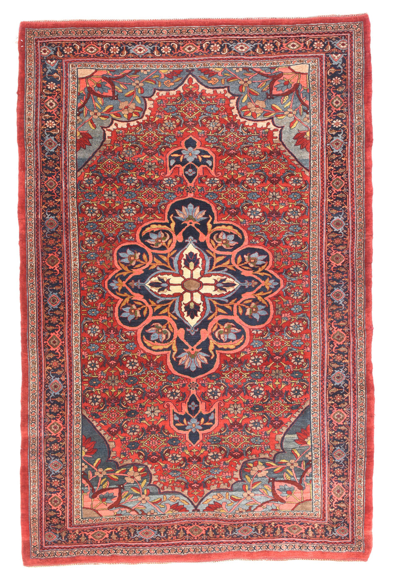 Antique  Bidjar Rug 4'9'' x 7'6''