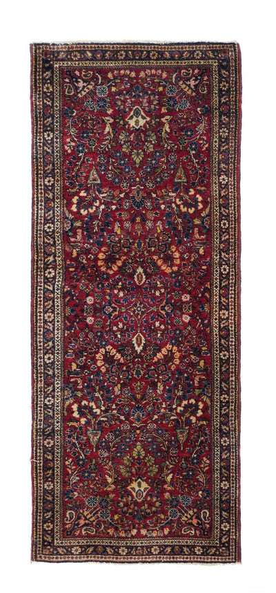 Antique Sarouk Rug 2'6'' x 6'3''