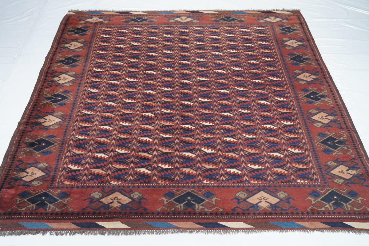 Afghan Rug 5'3'' x 6'4''