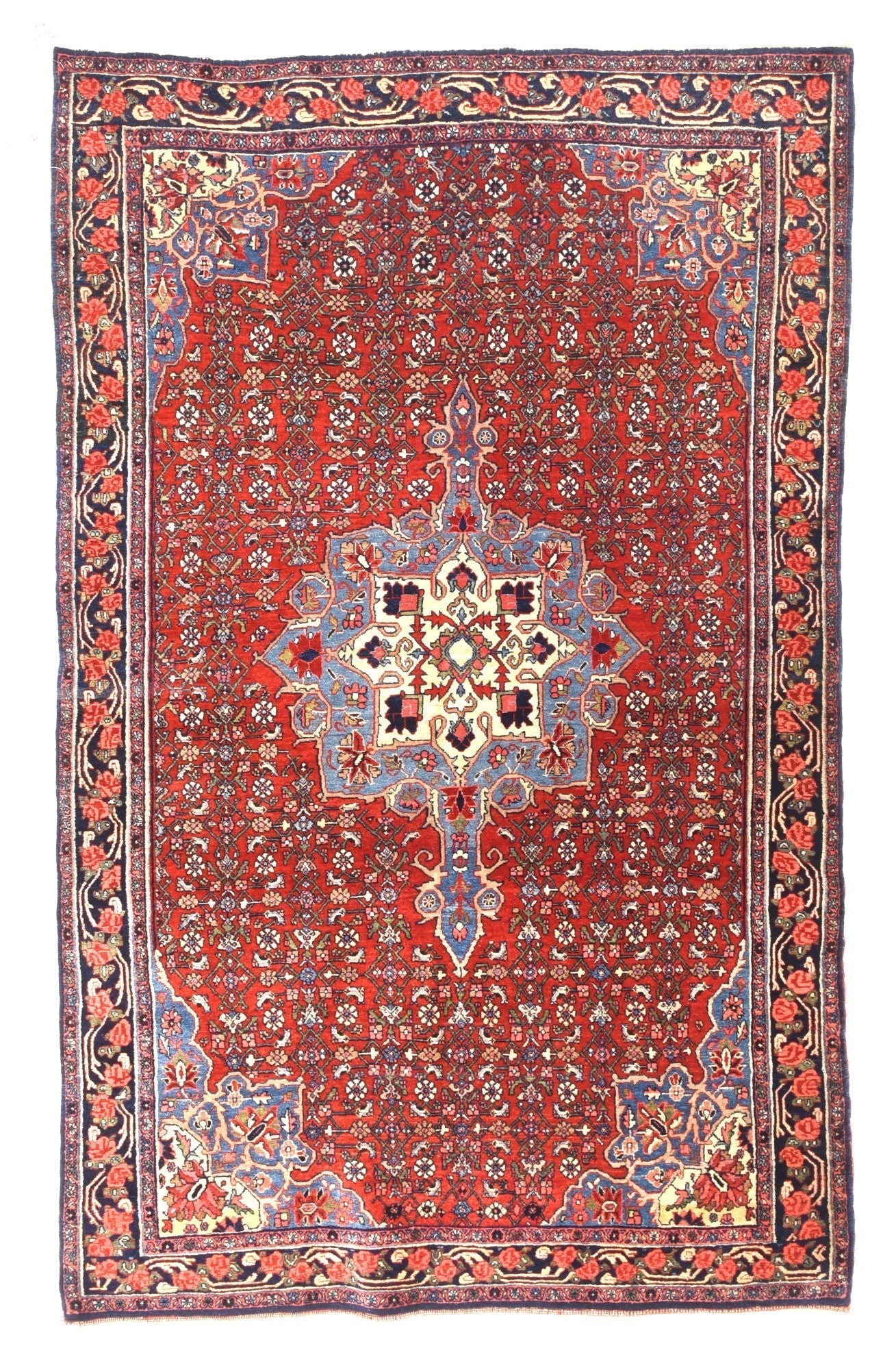 Vintage Bidjar Rug 4'3'' x 6'10''