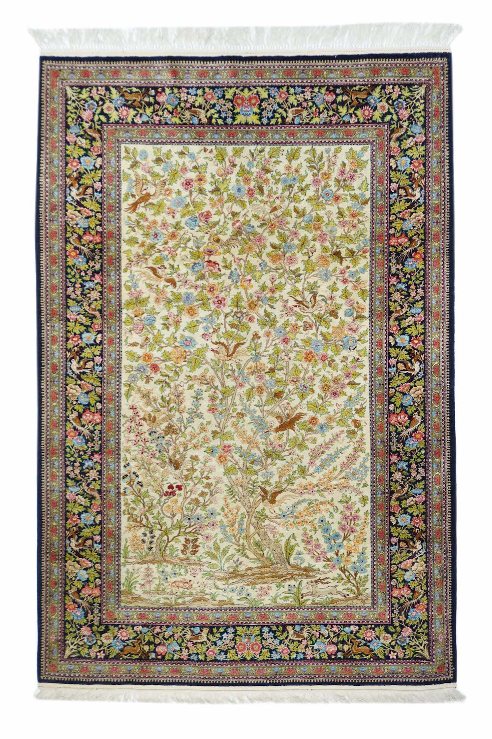 Vintage Qum Rug 4'5'' x 7'0''