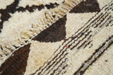 Vintage Moroccan Runner 3'2'' x 11'0"