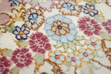 Extremely fine Tabriz 70 Raj. Wool and Silk with a Silk Foundation Rug 13'0" x 13'0"