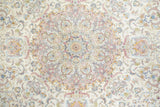 Extremely fine Tabriz 70 Raj. Wool and Silk with a Silk Foundation Rug 13'0" x 13'0"