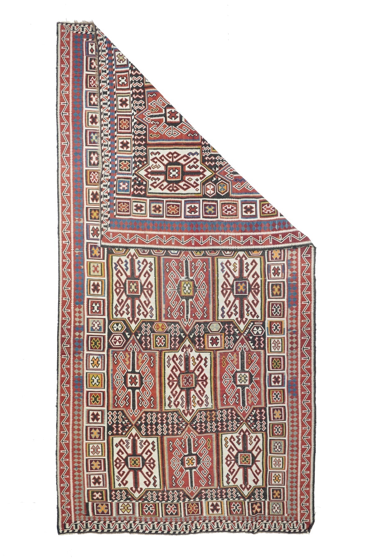 Antique Caucasian Shirvan Rug 6'5'' x 11'10''