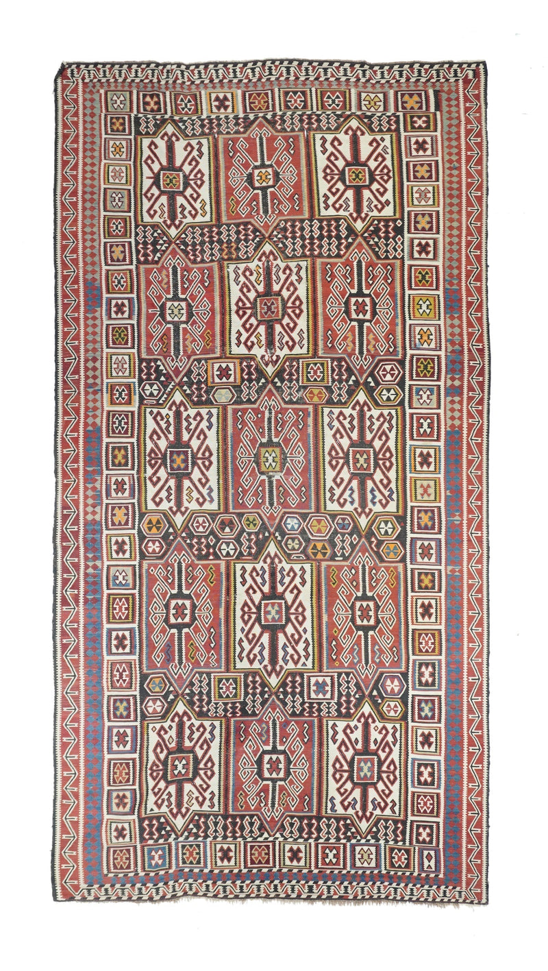 Antique Caucasian Shirvan Rug 6'5'' x 11'10''