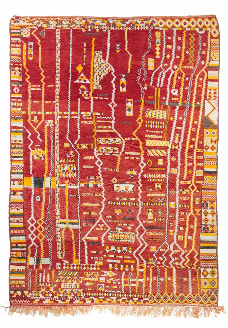 Vintage Morrocan Rug 6'2'' x 8'8''