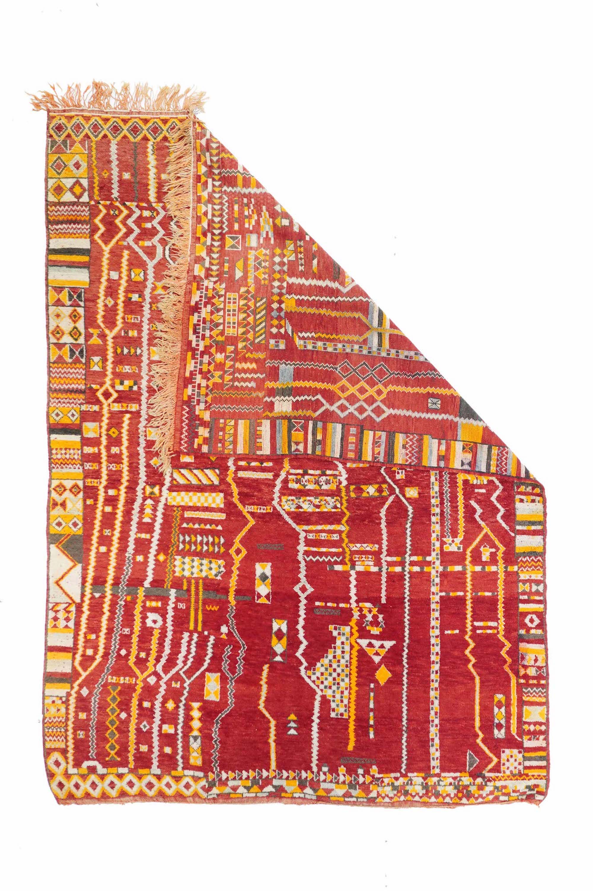 Vintage Morrocan Rug 6'2'' x 8'8''