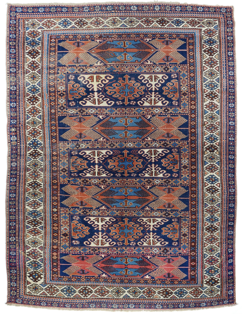 Antique Caucasian Rug 5'5'' x 7'5''